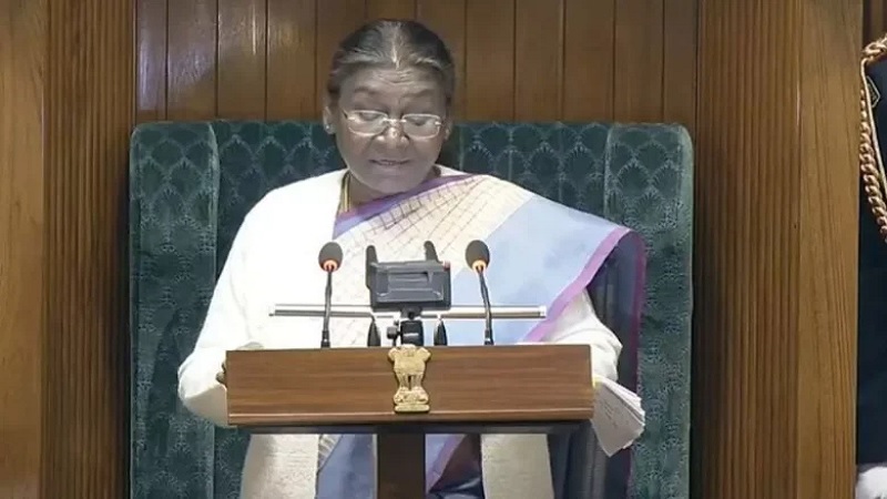 President Draupadi Murmu presented the report card of 10 years of Modi government in Parliament