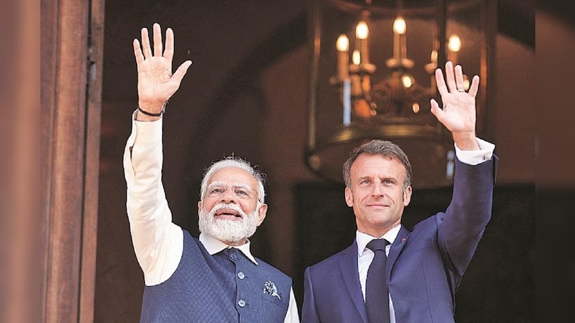 Emmanuel Macron was the chief guest at the Republic Day celebrations, Macron and PM Modi discussed the Defense-Industrial Roadmap