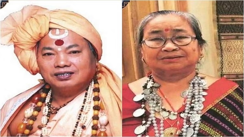 Tripura's spiritual leader Smriti Rekha Chakma, Chitta Maharaj will receive the 'Padma Shri' award