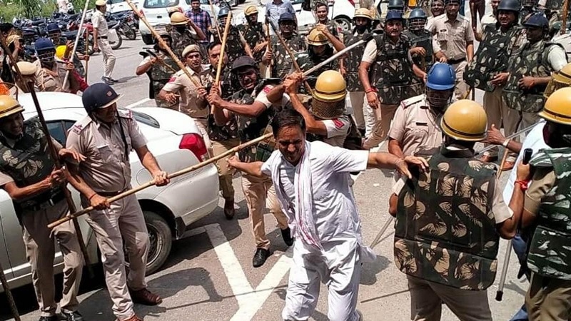 Uproar in Assam over Bharat Jodo Nyaya Yatra, Congress leaders injured in lathi charge