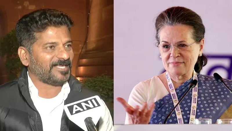 CM Revanth Reddy told Sonia Gandhi, 'Your image in Telangana is like mother, contest Lok Sabha elections from here'