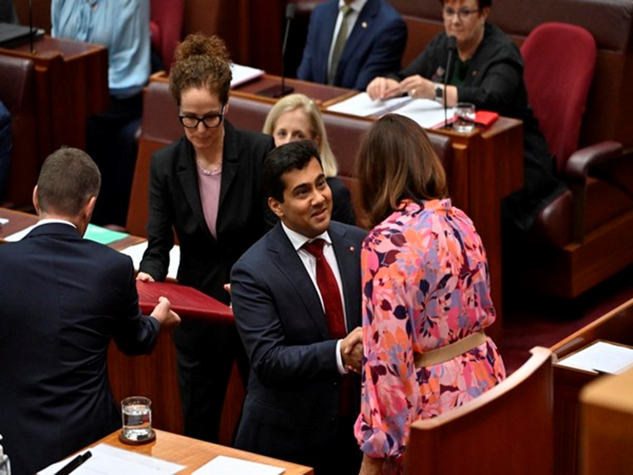 History was made in the Parliament of Australia, for the first time an MP took the oath with his hand on the Gita