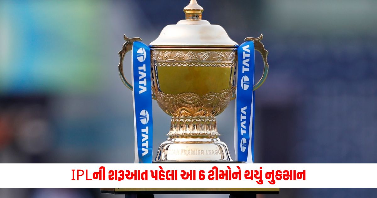 Before the start of IPL these 6 teams suffered losses some players refused to play