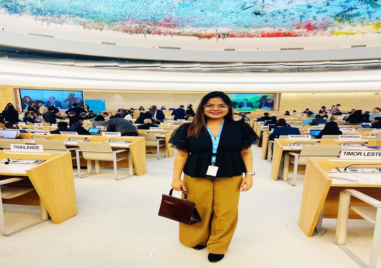 Chants of Jai Shri Ram rang out at the UN Who is Rohini Ghawari whose speech stunned the world 1