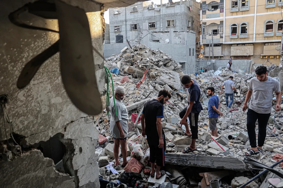 Israel bombed Gaza overnight killing 18 including 8 children