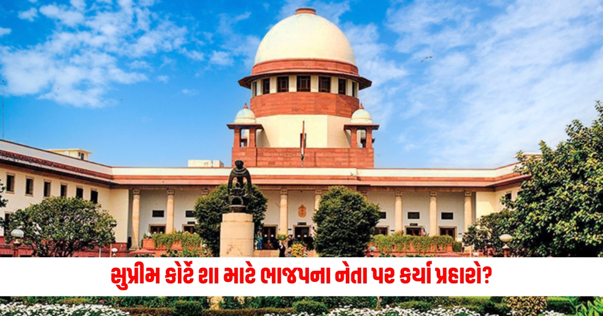 Supreme Court Know the reason behind why the Supreme Court attacked the BJP leader