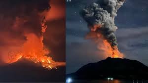 Volcano in Indonesia: Volcano eruption in Ruang mountain in Indonesia, so many explosions in 24 hours