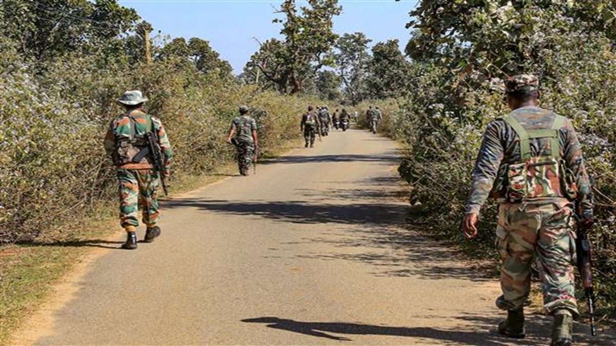 Another encounter in Chhattisgarh security forces kill a Naxal seize arms and ammunition. 1