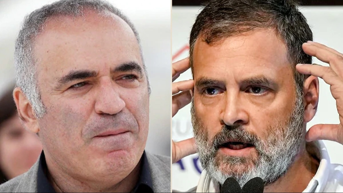 Chess champion Garry Kasparov taunted Rahul Gandhi shared the video and wrote this. 1