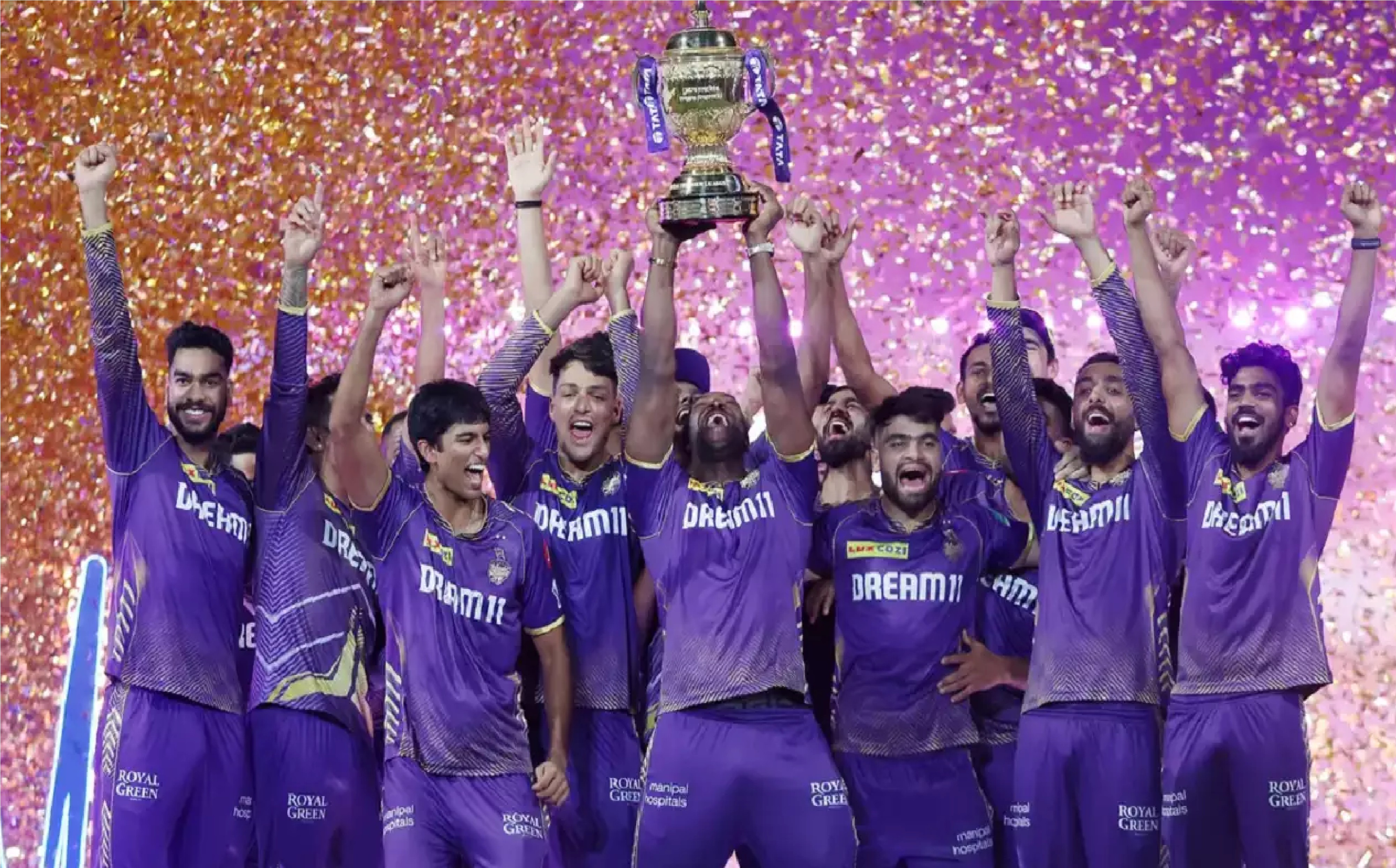 KKR created a huge record by winning the trophy only for the second time in the history of IPL. 1