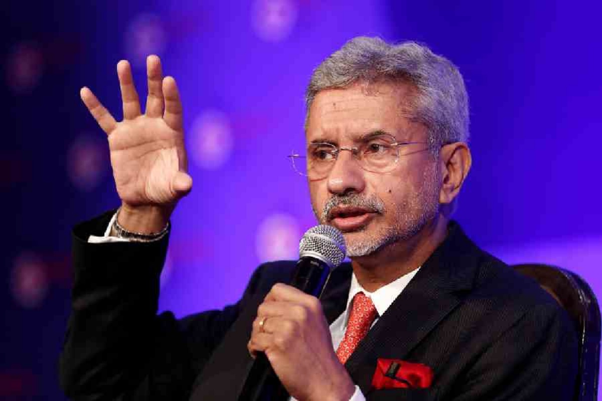 S Jaishankar Developed India is not just a slogan it is. External Affairs Minister Jaishankar said the world is watching us 01