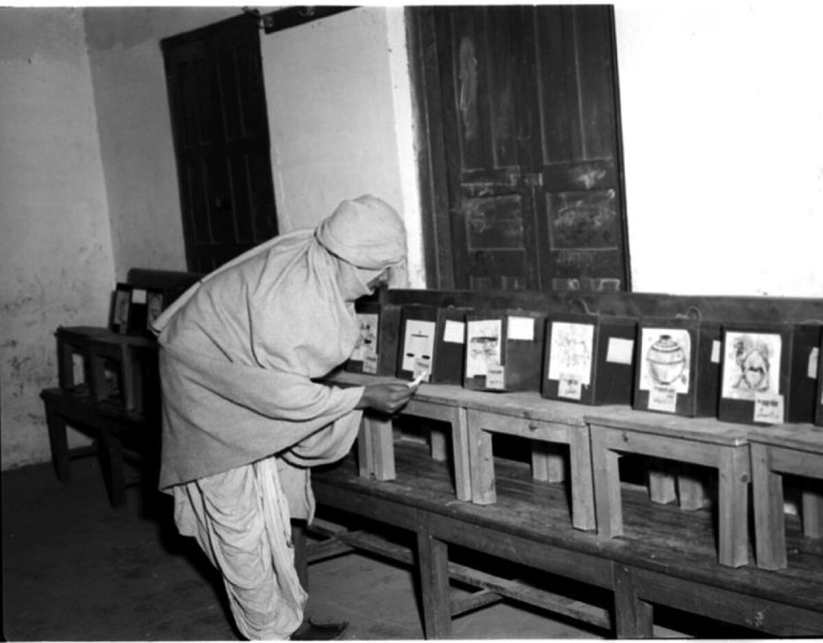 ballot boxes 1952