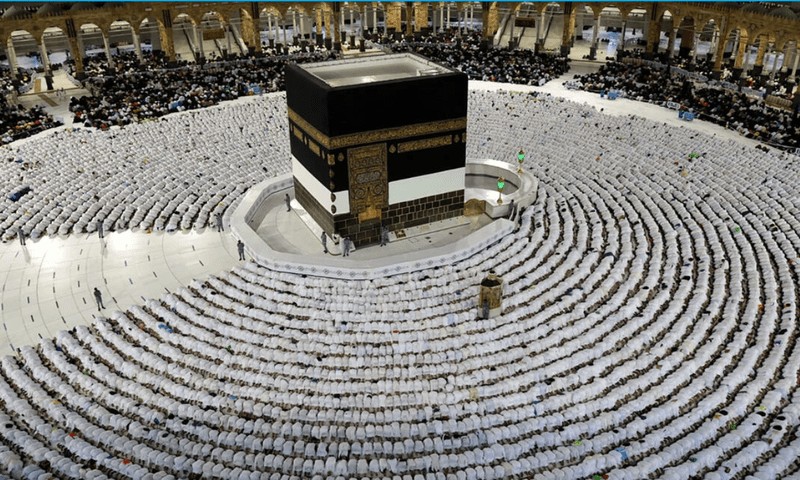 15 lakh haj pilgrims reached mecca amidst scorching heat palestinians are also not far behind2