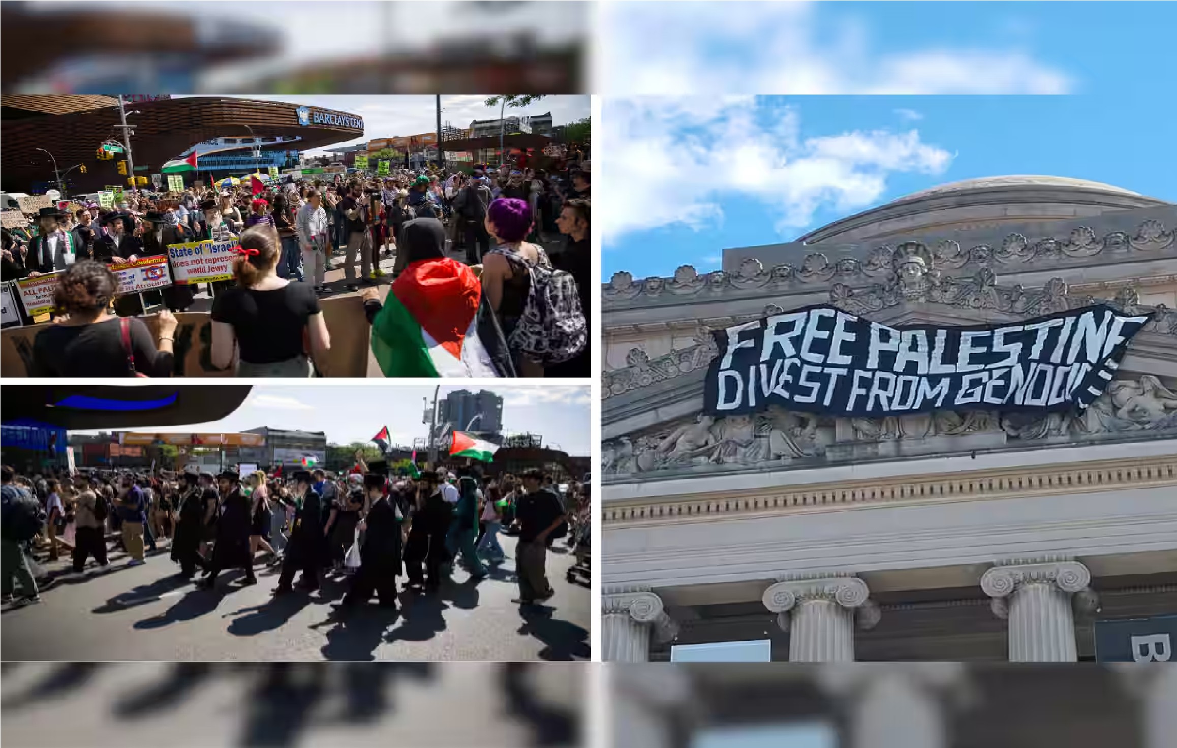 Palestine supporters attack Yorks Brooklyn museum police arrest several people 1