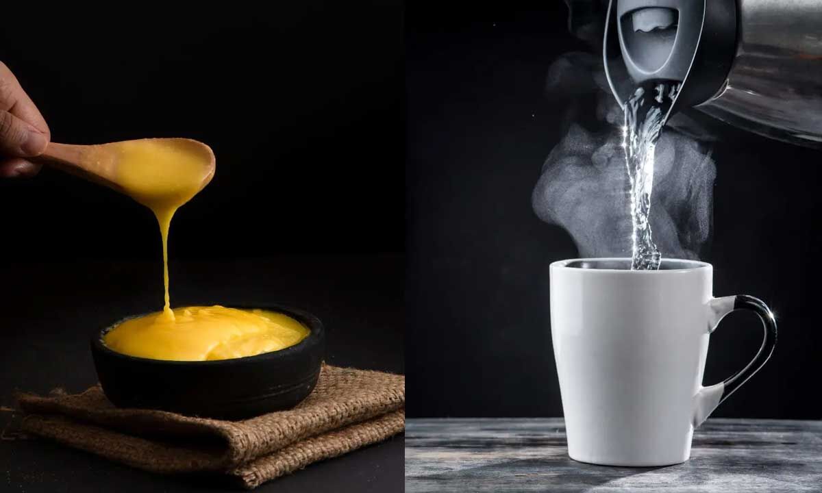 benefits of drinking hot water with cow ghee know the health tips 2