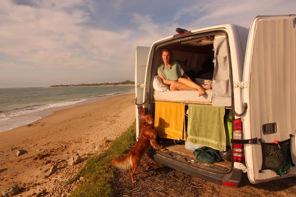 britain couple leave rented house live in van travel 27 countries van life viral 1