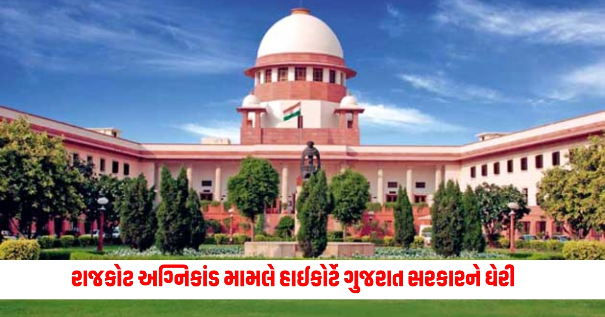 gujarat high court rebukes state govt asked why civic body chief not suspended over rajkot trp game zone fire tragedy f