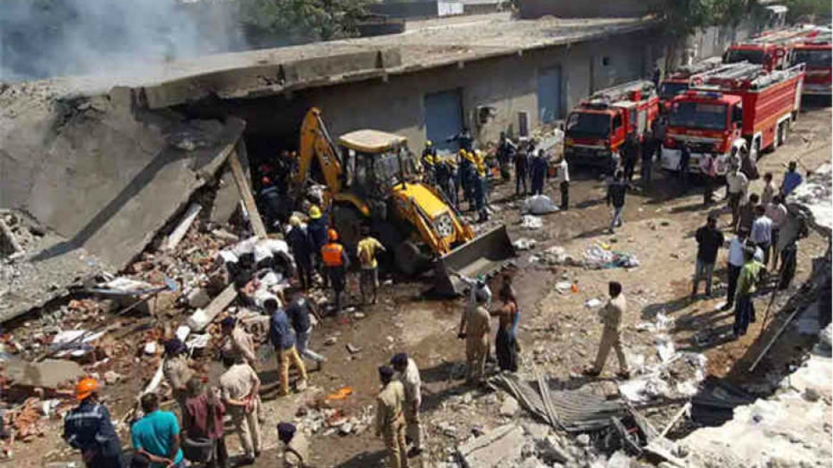 gujarat major accident at a powder coating firm in ahmedabad two people died due to explosion 1