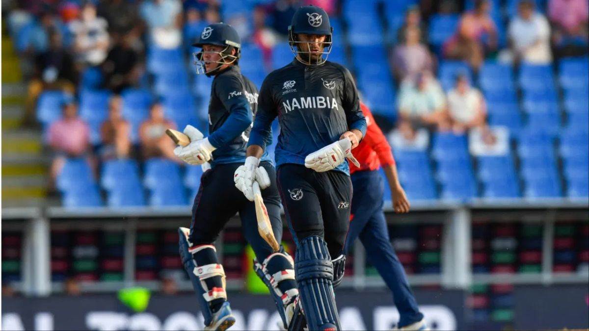 namibia nikolaas davin becpome 1st batter to retire out in t20 world cup 1