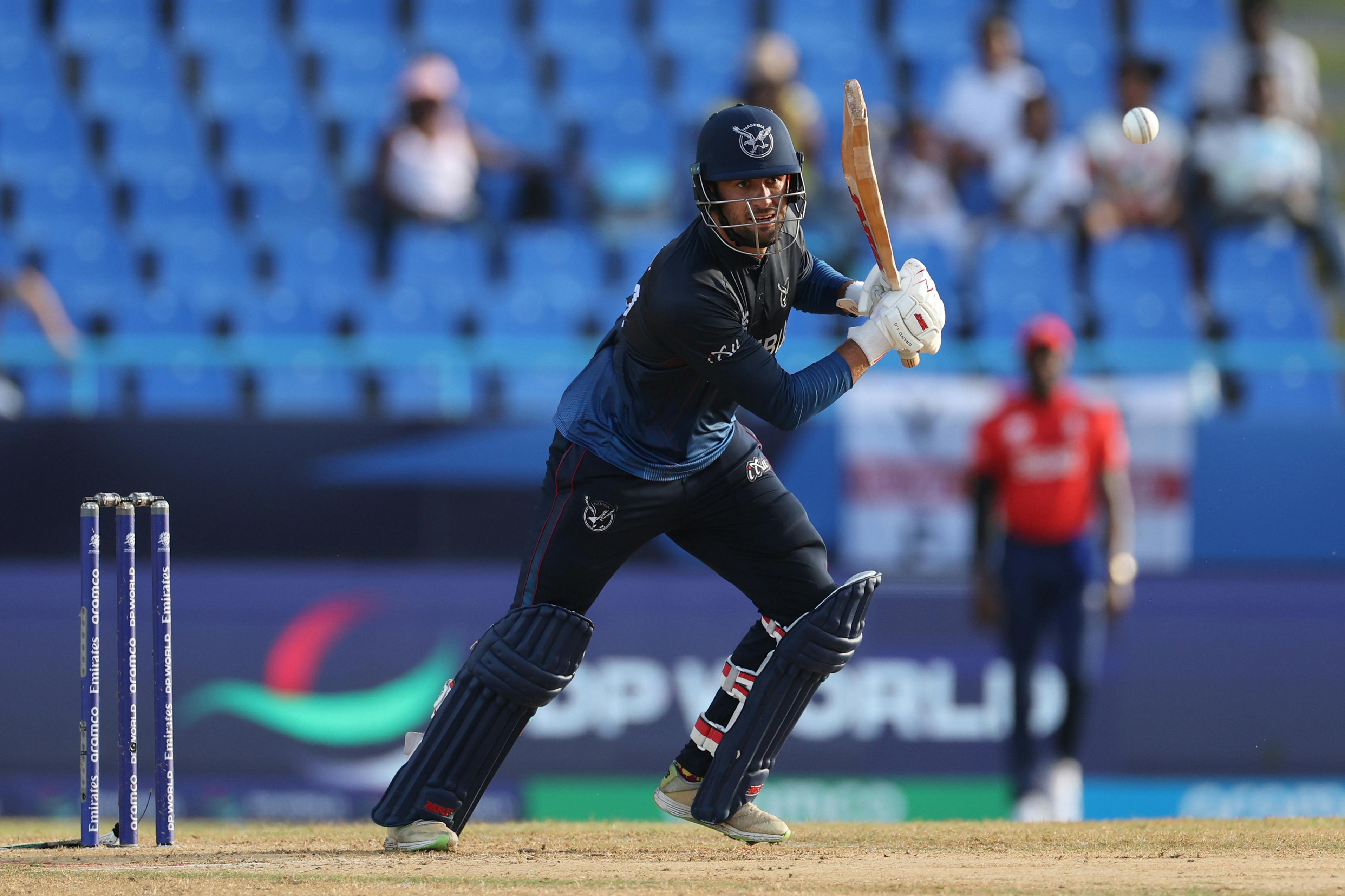 namibia nikolaas davin becpome 1st batter to retire out in t20 world cup 2