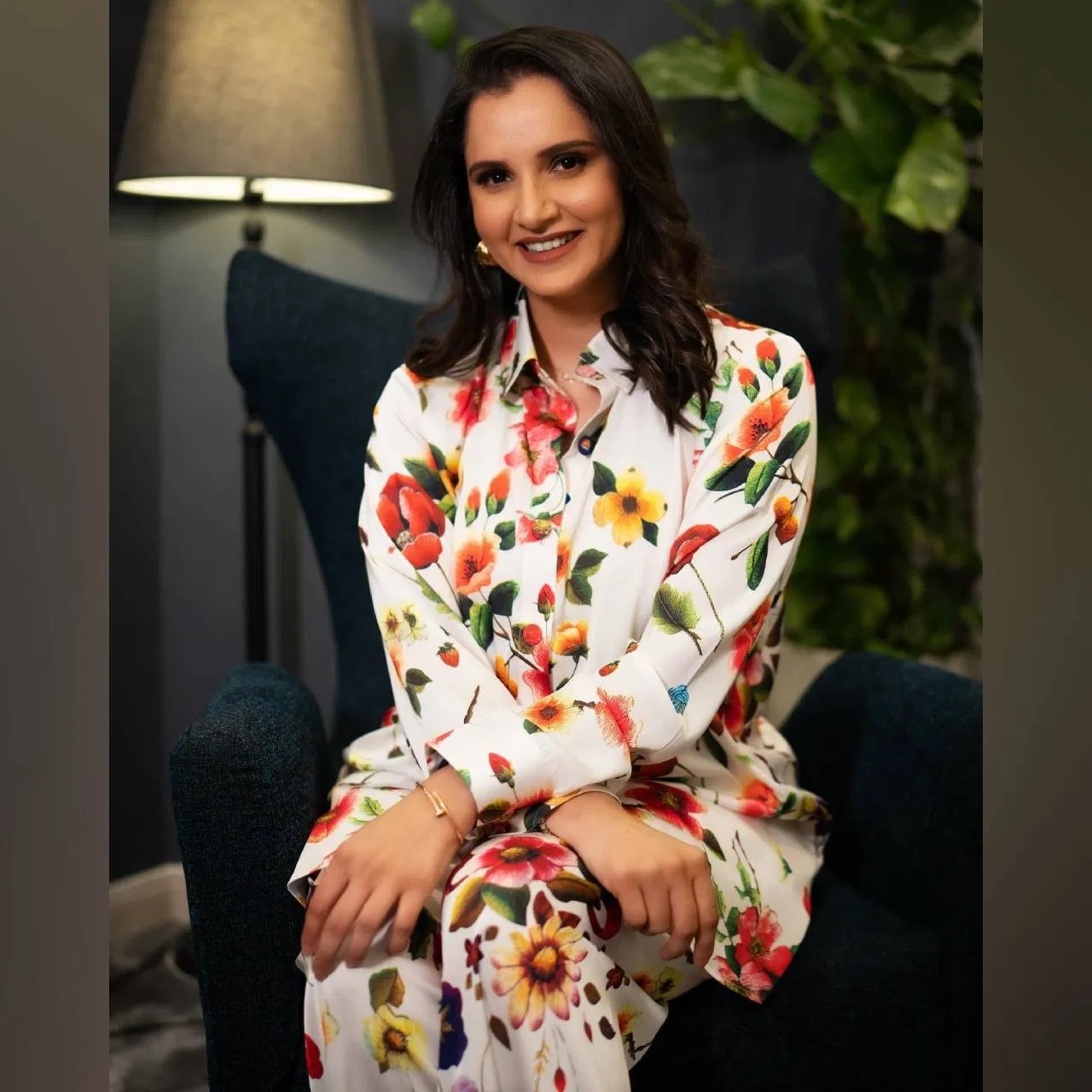 sania mirza stylish outfit perfect for office 1