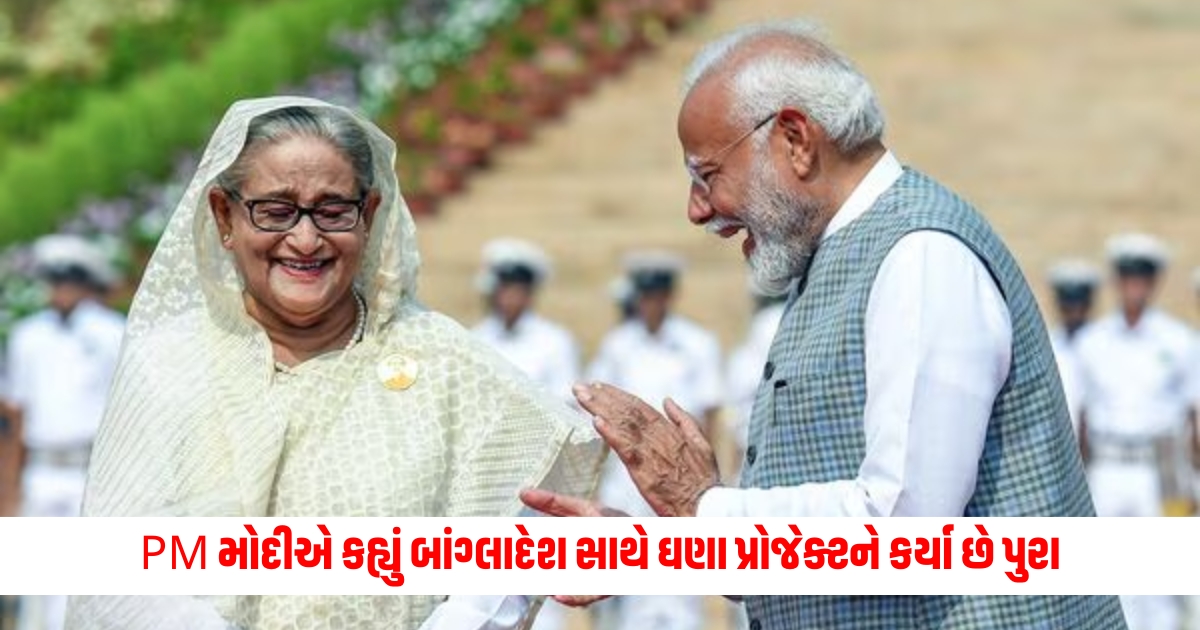 sheikh hasina india visit bangladesh pm sheikh hasina reached india prime minister modi welcomed her at rashtrapati bhavan