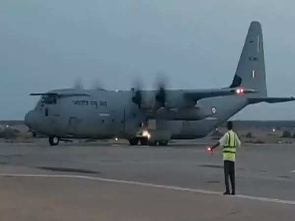 the special iaf flight from kuwait with the mortal remains has landed in kochi 1