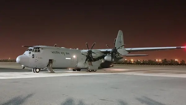 the special iaf flight from kuwait with the mortal remains has landed in kochi 2