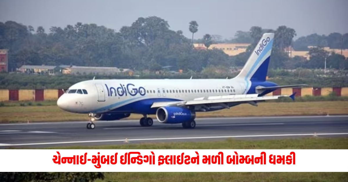 threat to bomb indigo flight coming from chennai to mumbai safe landing in mumbai late night f