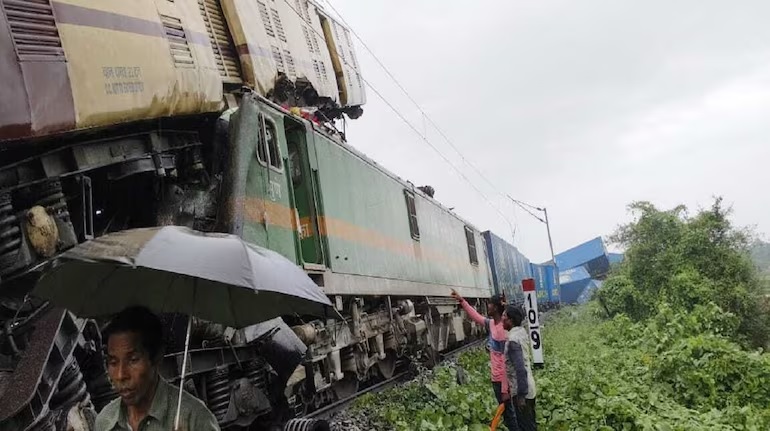 west bengal train accidnet kanchanjungha express collision see the latest photos of the train accident2