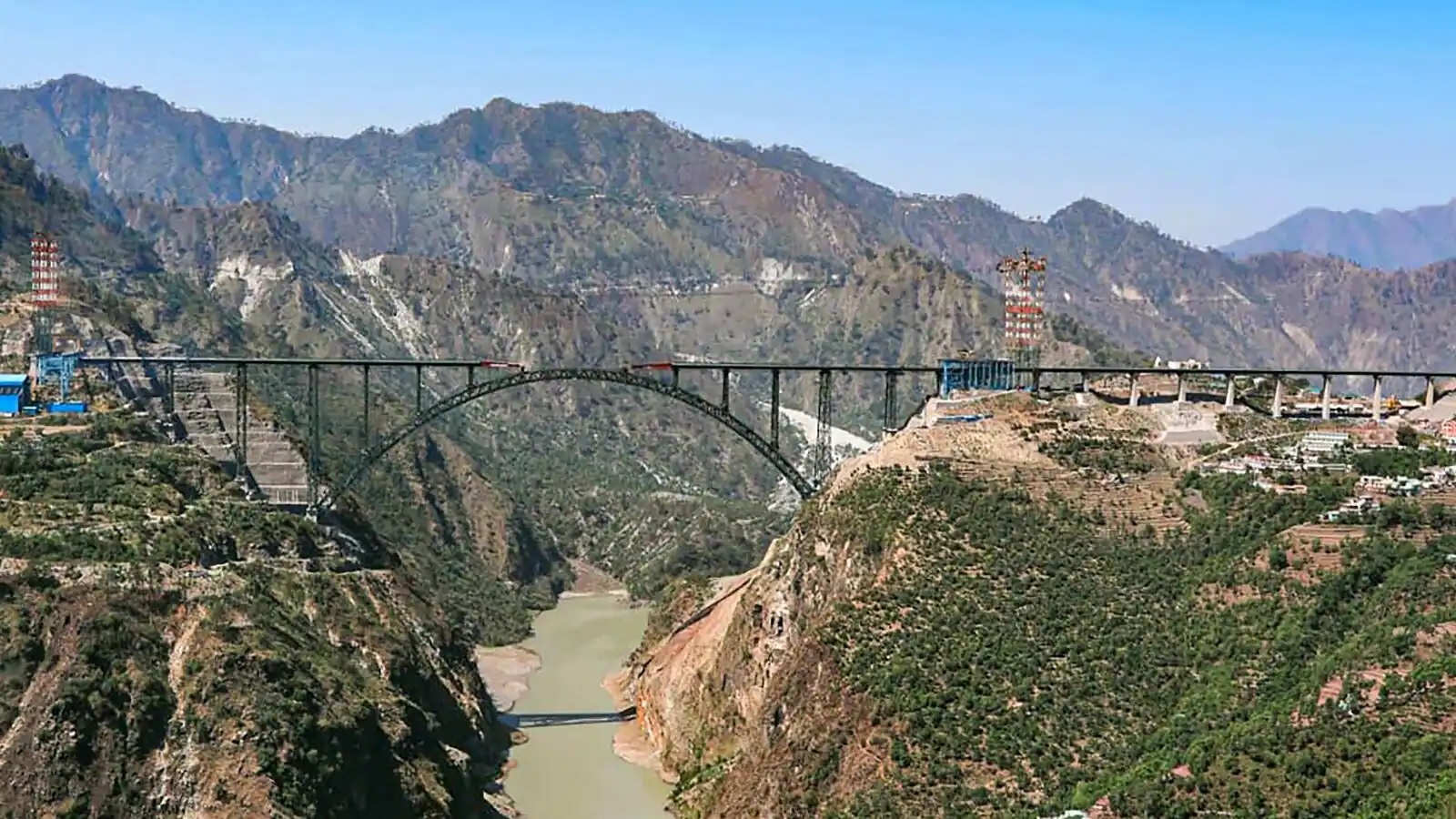 why is chenab bridge so special tightly tight security on world highest rail bridge2