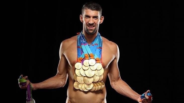 23 golds and a total of 29 medals. this is the most successful athlete in Olympic history 01