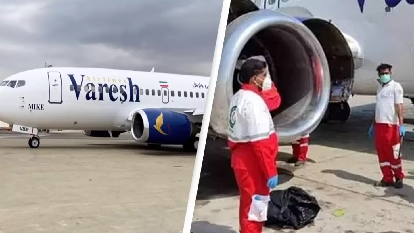 A mechanic got stuck in a plane at Iran airport such an incident happened 1