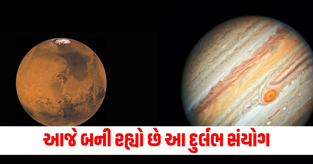 A rare conjunction of Jupiter and Mars is taking place today do charity according to the zodiac sign happiness and prosperity will increase