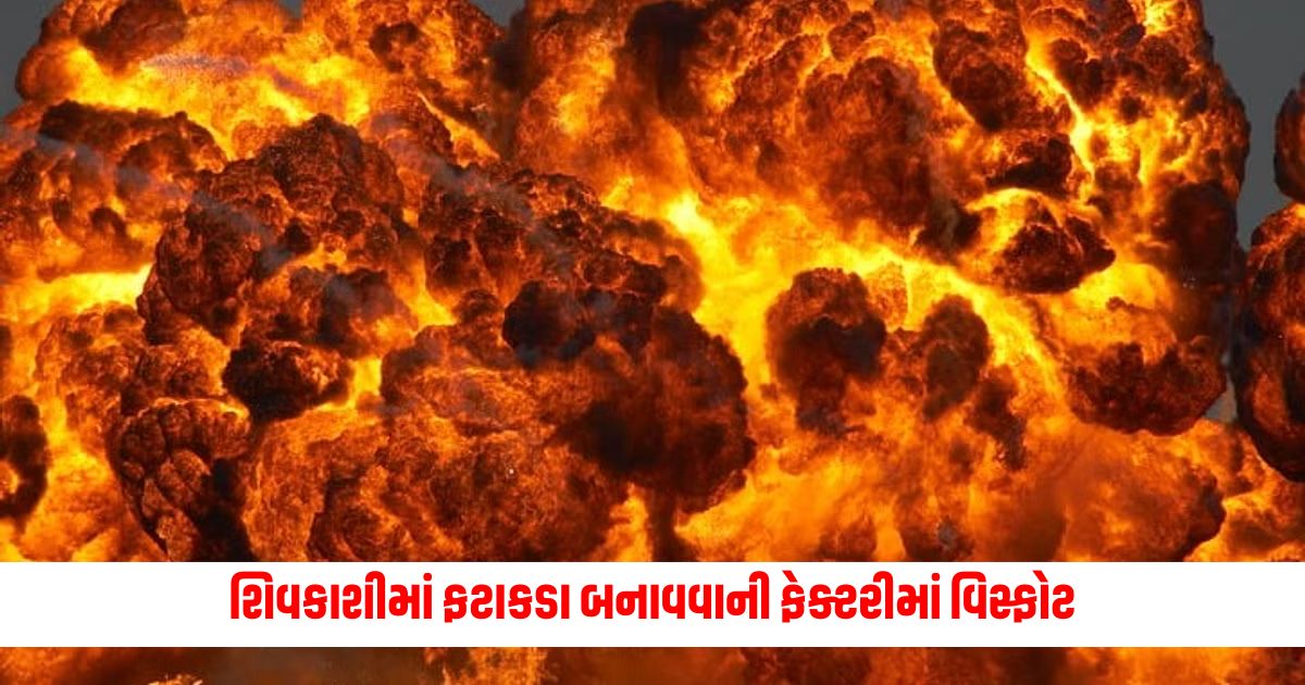 Explosion at firecracker factory in Sivakashi