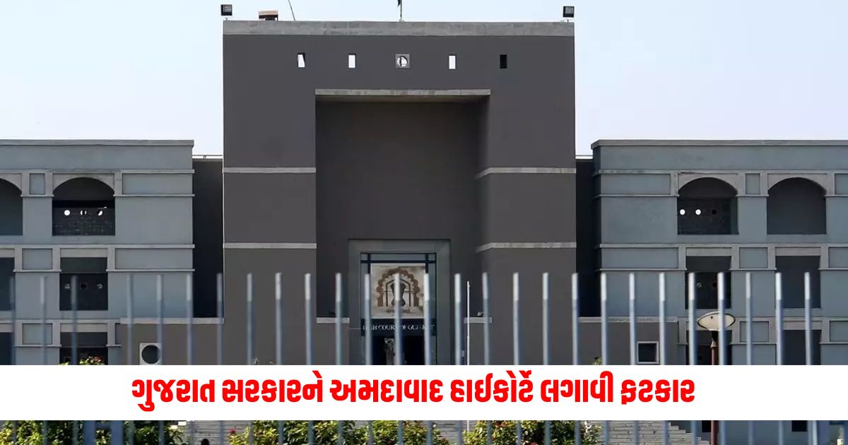 ahmedabad high court reprimanded gujarat government f