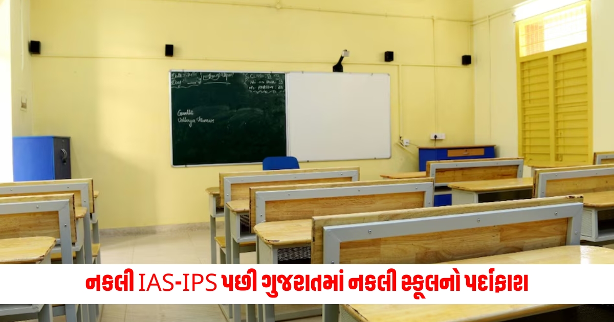 gujarat fake school education department takes action against mp couple f