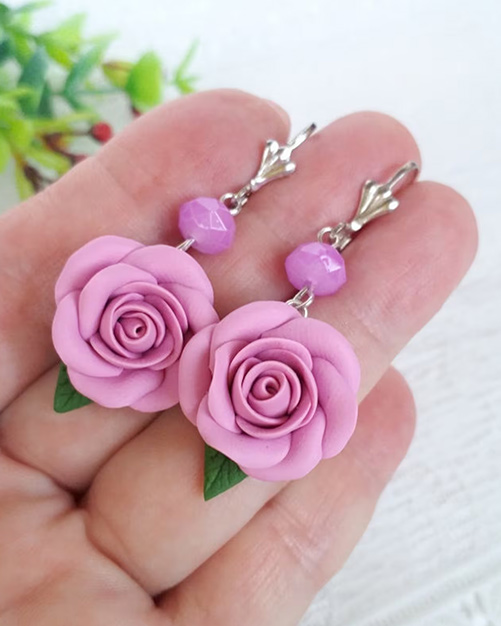 how to make real flower earrings at home 2