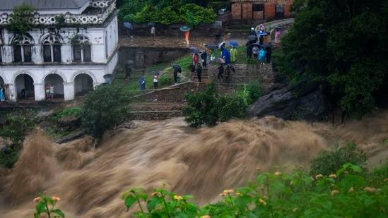 nepal landslide swept two buses trishuli river carrying an estimated 63 passengers pushpa kamal dahal 2