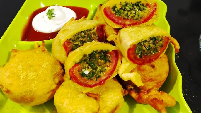 surat special tomato bhajiya for monsoon evening snacks1