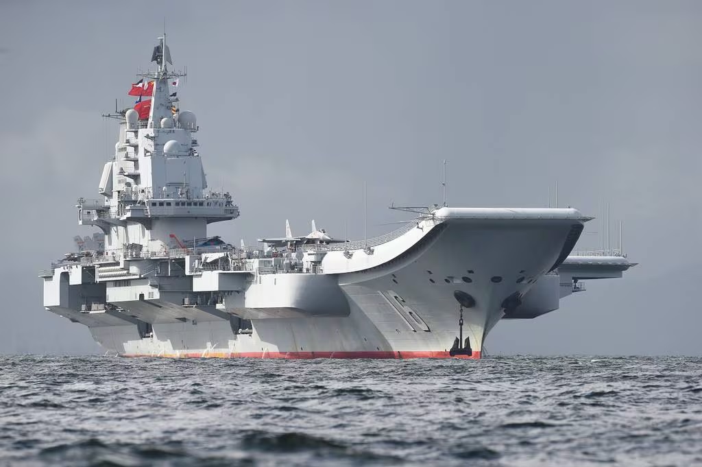 tension in the south china sea china deployed aircraft carrier near the philippines coast1