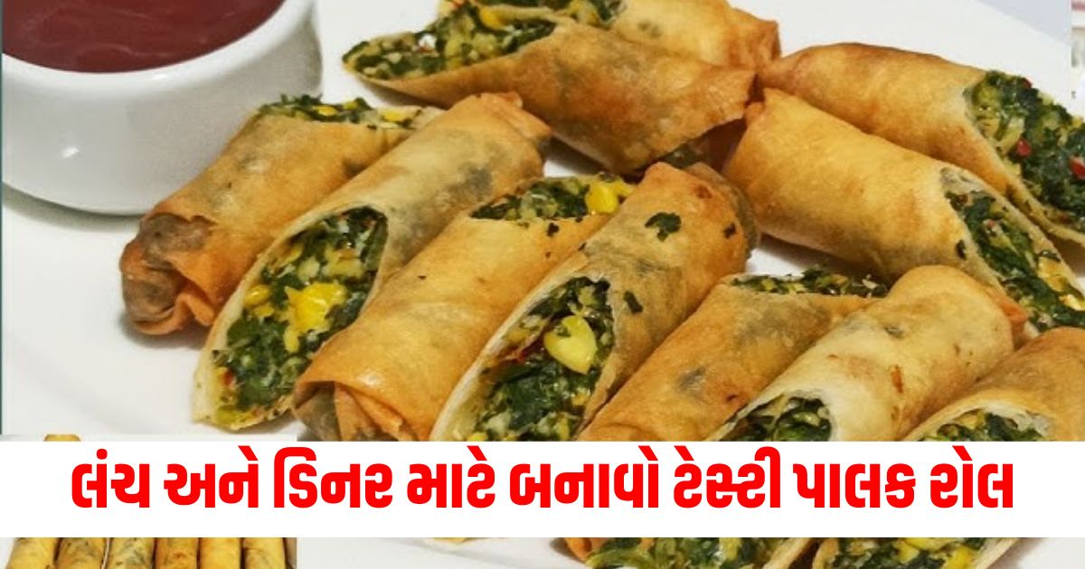 Make tasty spinach rolls for lunch and dinner learn the easy way to make them