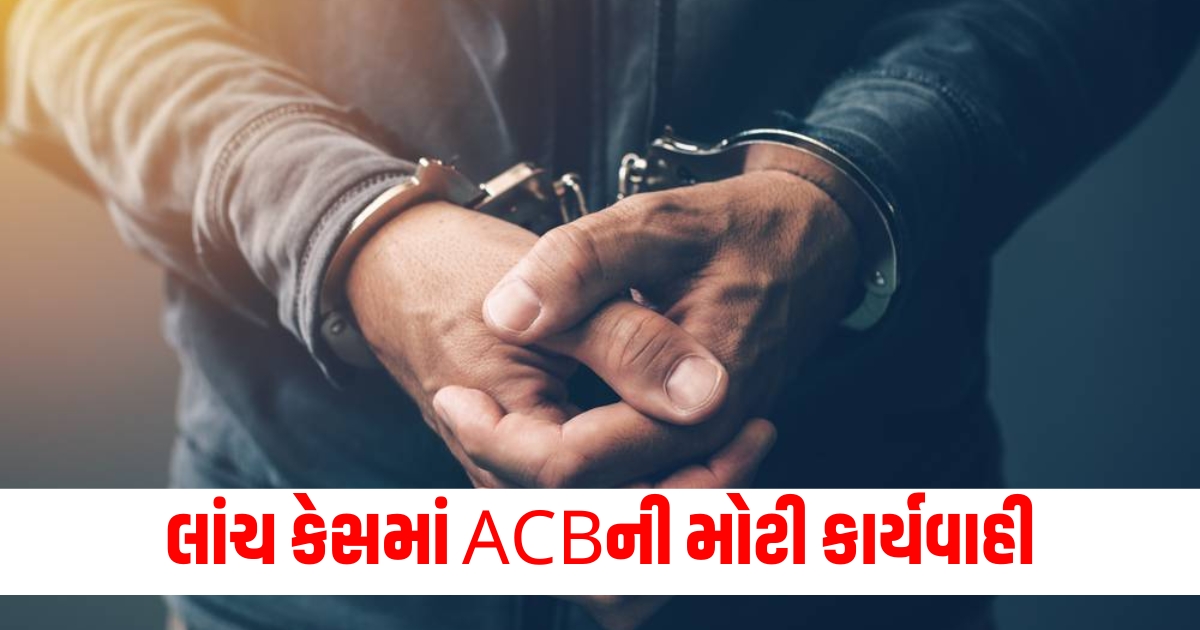 gujarat acb arrested assistant tdo of amc and middleman engineer in 20 lakh rupees bribe case f