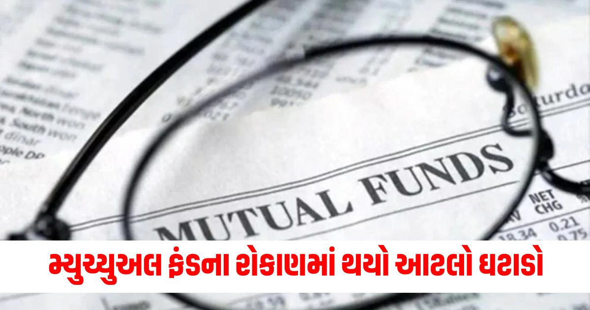 investment in equity mutual funds declined by 9 per cent to rs