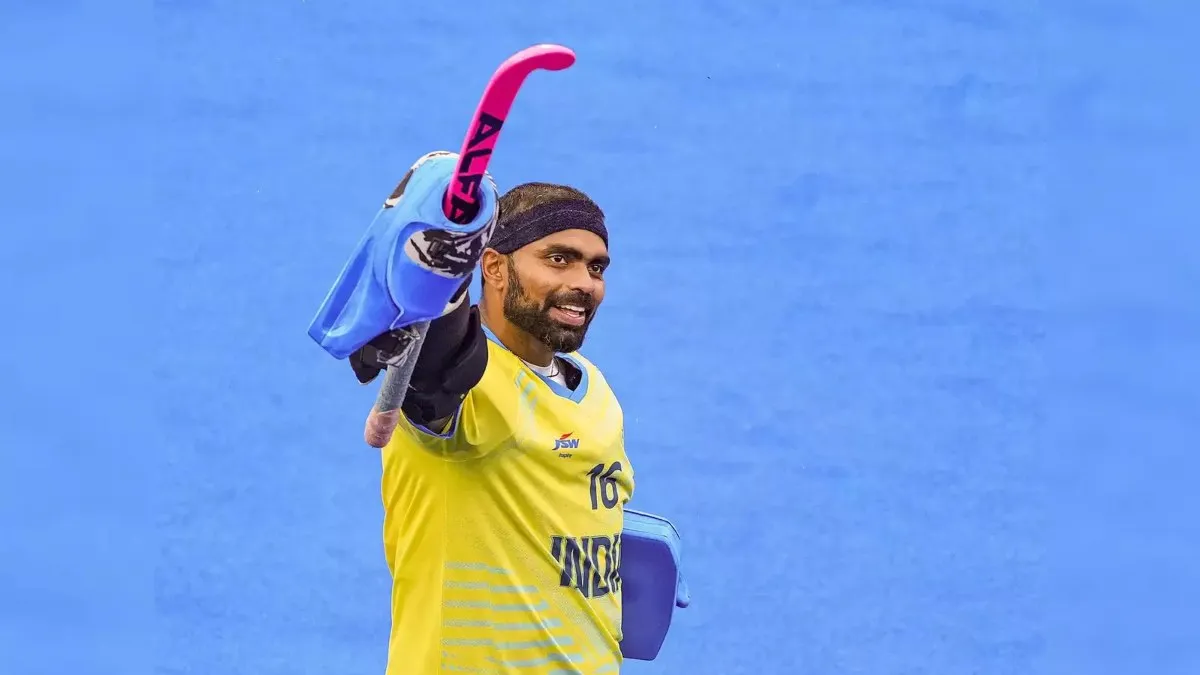 paris olympics 2024 indian hockey team goal keeper pr sreejesh appointed india junior hockey 1 1