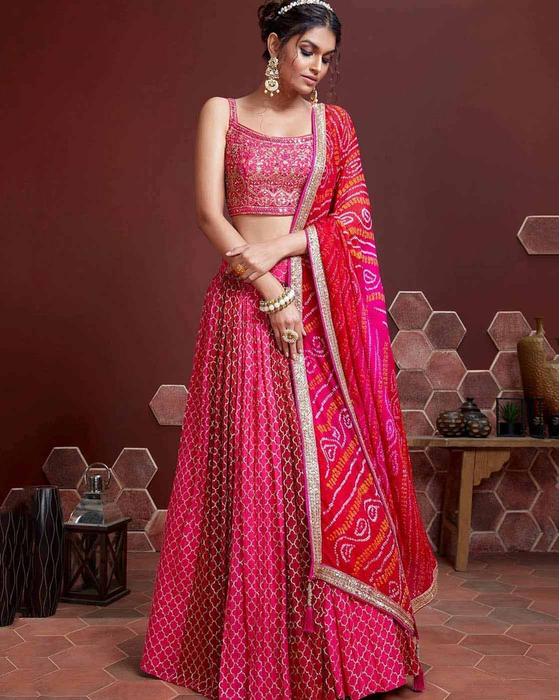 silk lehenga new designs