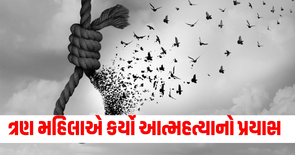 એક જ પરિવારની ત્રણ મહિલાઓએ ઝેર પીને આત્મહત્યાનો પ્રયાસ કર્યો