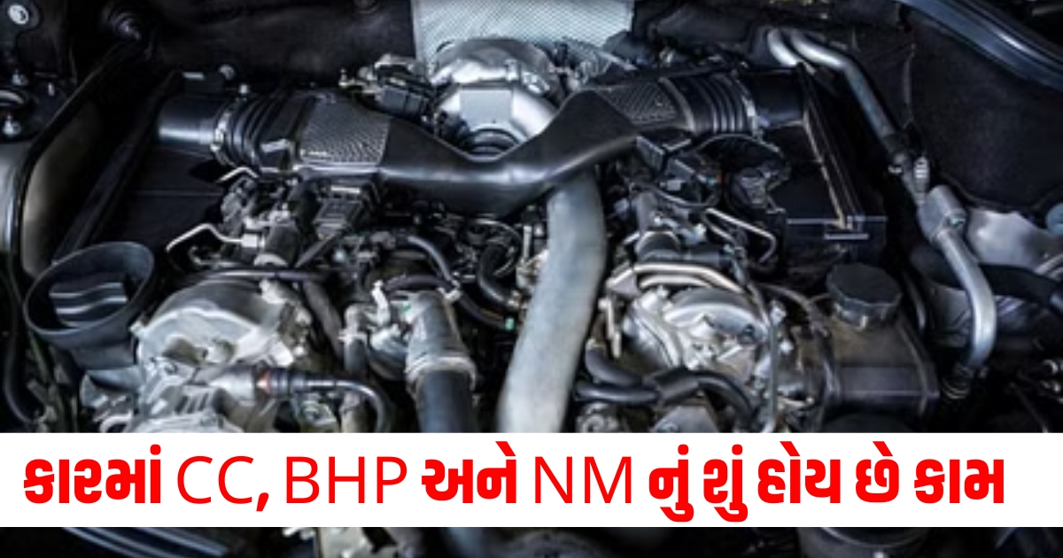 કારમાં CC BHP અને NM નું શું હોય છે