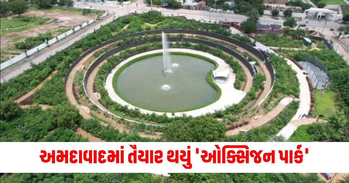 ahmedabad oxygen park ready 1 67 lakh species of plants planted gujarat234