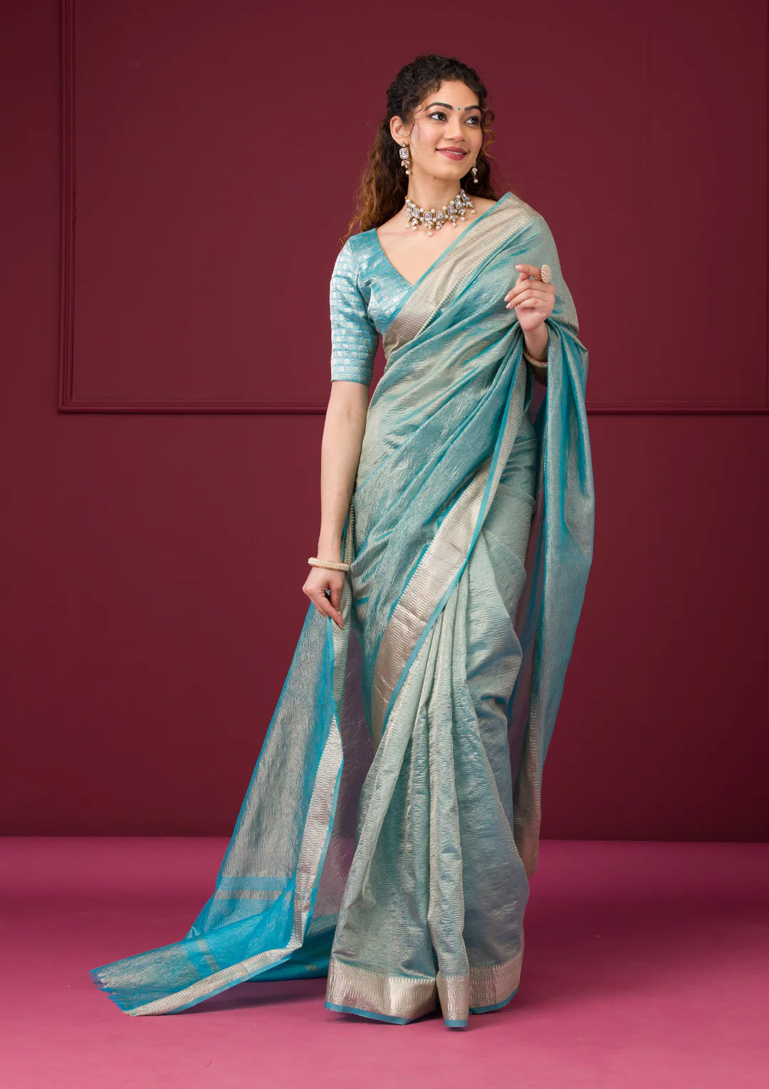 karwa chauth 2024 silk saree new designs article34w53